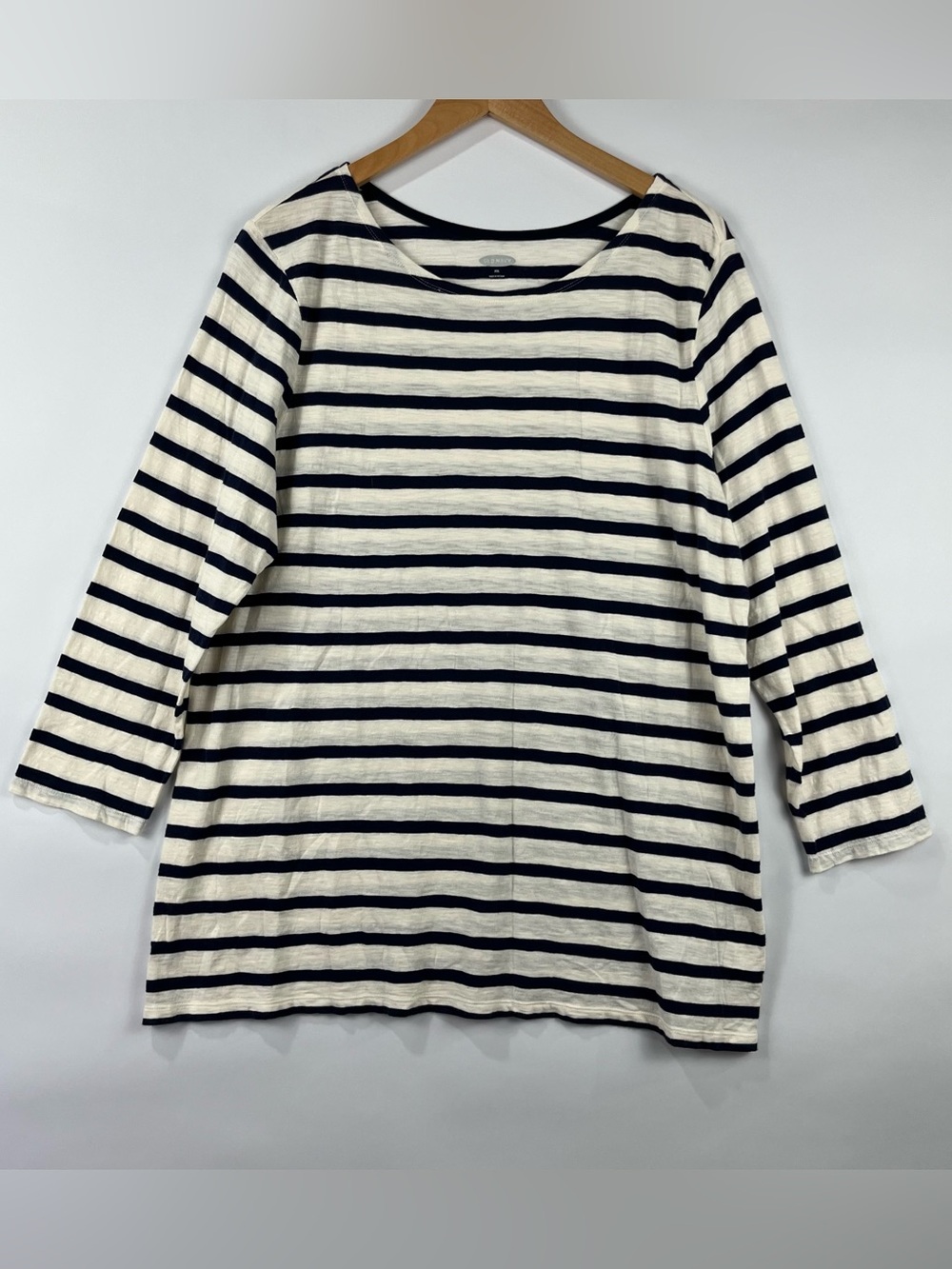 Old Navy 100% Cotton Striped Slub Knit Tunic Top XXL